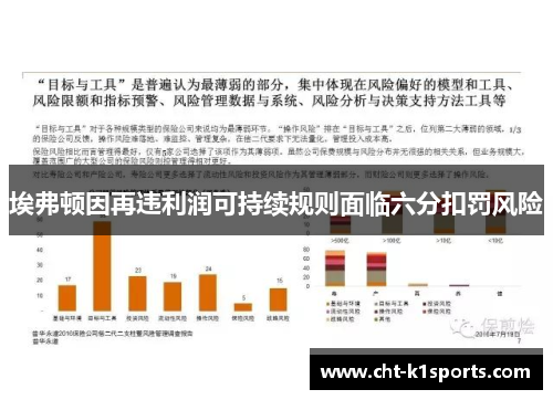 埃弗顿因再违利润可持续规则面临六分扣罚风险